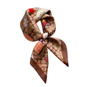 Elegant Patterned Silk Scarf